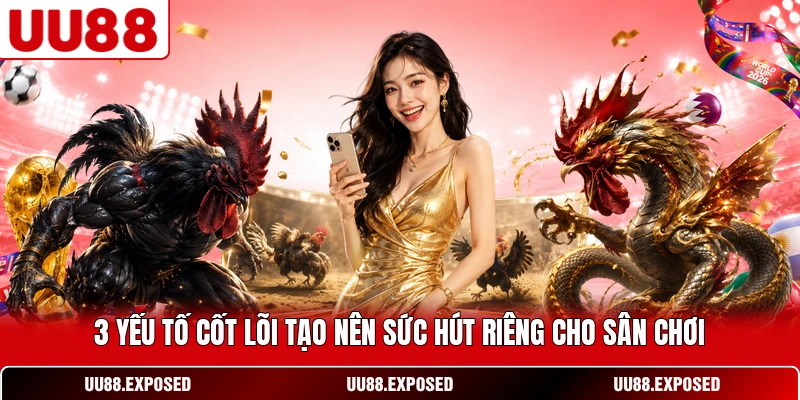 Ba yếu tố cốt lõi được nhắc đến khi giới thiệu sân chơi WS168