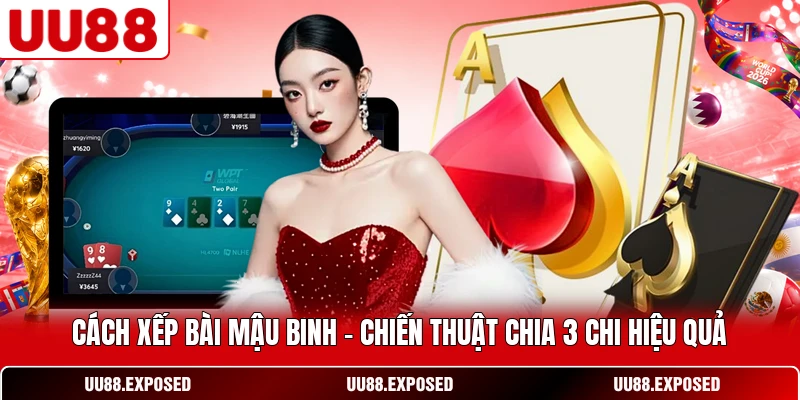 Cách xếp bài Mậu Binh chiến thuật chia 3 chi