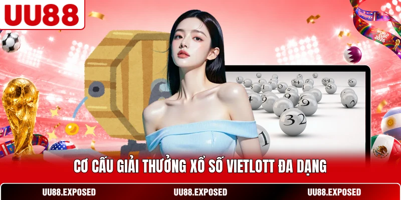 Cơ cấu giải thưởng xổ số Vietlott đa dạng