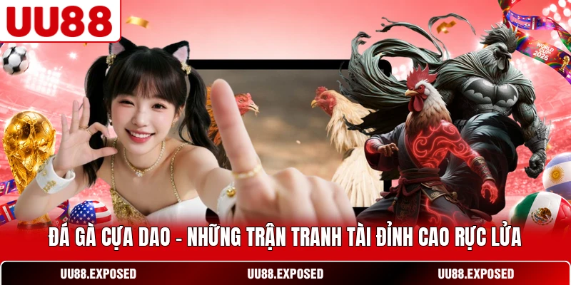 Đá gà cựa dao - Những trận tranh tài đỉnh cao rực lửa