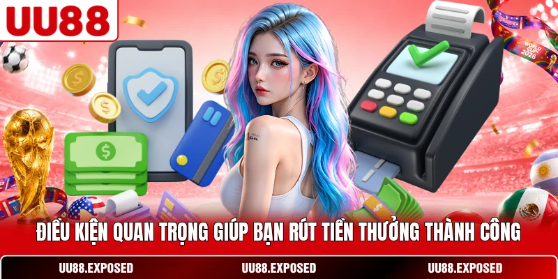 Điều kiện quan trọng giúp bạn rút tiền thưởng thành công