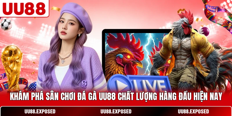 Khám phá sân chơi đá gà UU88 chất lượng hàng đầu hiện nay
