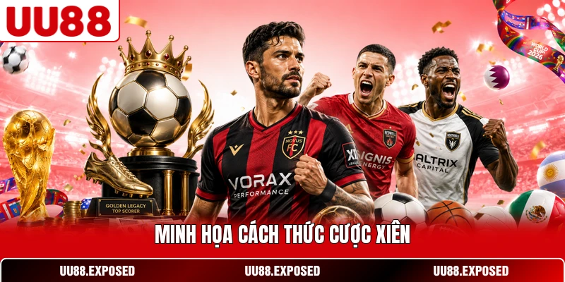 Minh họa cách thức cược xiên