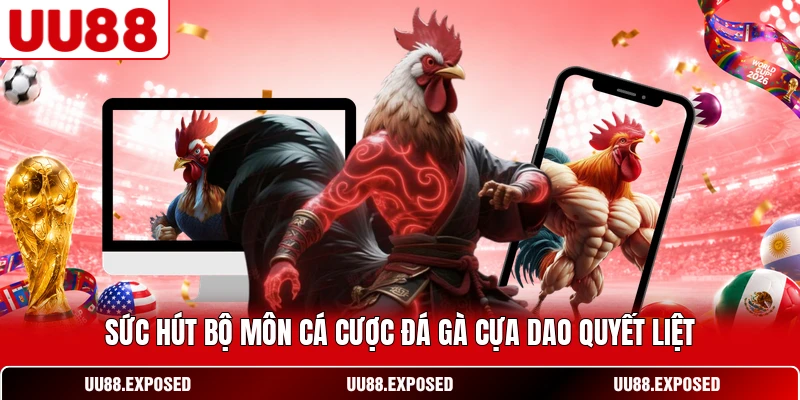 Sức hút và đặc điểm của bộ môn đá gà cựa dao